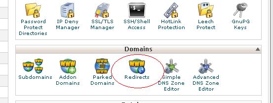 redirect domain